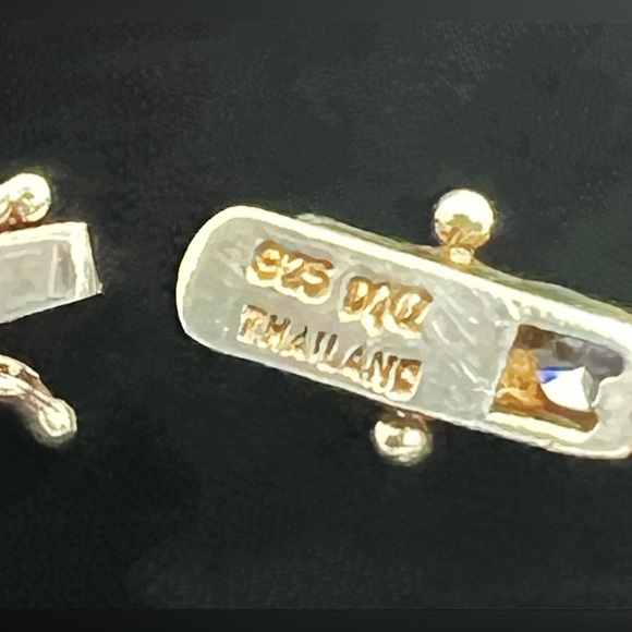 925 Sterling DQ CZ Tennis Bracelet - Picture 4 of 5